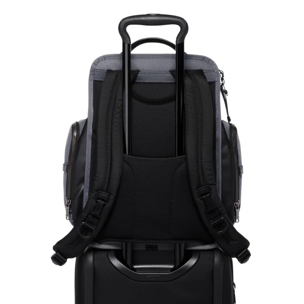 TUMI Gray and Brown Backpack - Picture 5 of 13